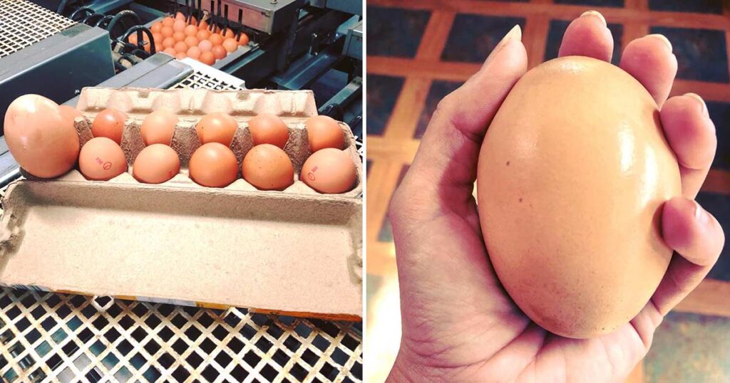 The Farmer's Surprising Discovery: A Giant Egg with an Even Bigger Surprise Inside!