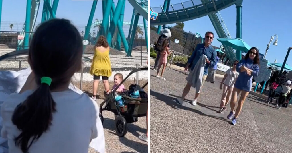 Parenting Fail: 7-Year-Old Left Alone with Baby While Parents Ride Roller Coaster - What Happens Next is Shocking