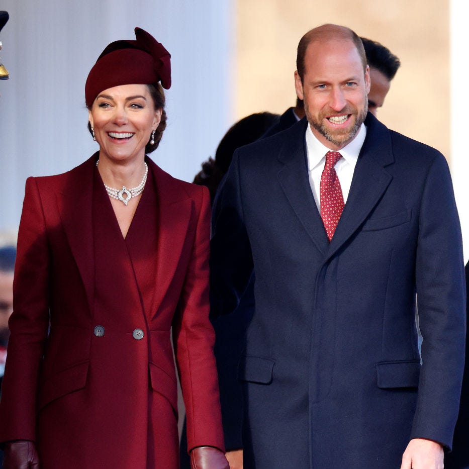 prince william kate middleton christmas plans 2024.jpg princess of wales and prince william smile as they walk together