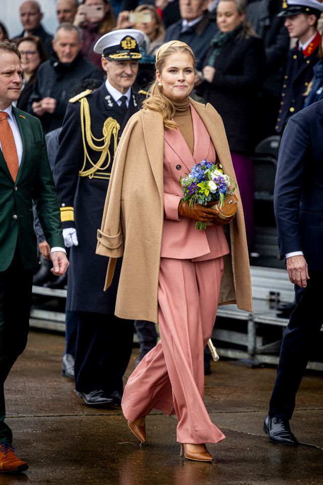 Princess Amalia Of The Netherlands Names Den Helder Naval Ship In Vlissingen Princess Amalia Of The Netherlands Names Den Helder Naval Ship In Vlissingen