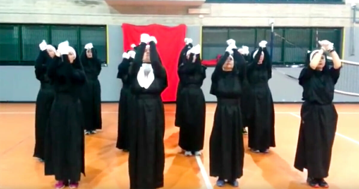12 Dancing Nuns: A Sight to Behold!
