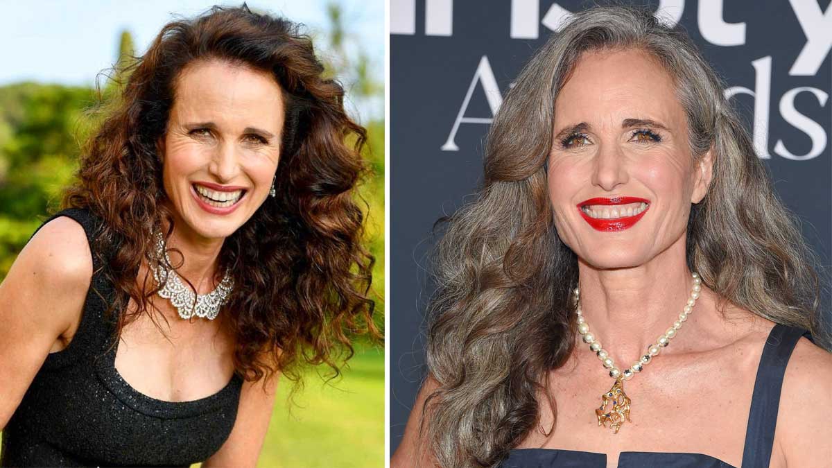 Embracing Gray: How Andie MacDowell defies expectations and owns her natural beauty